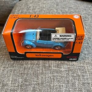 Die cast Volkswagen convertible toy car